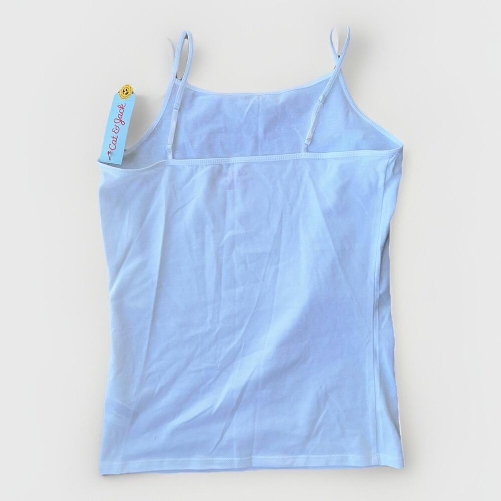 NEW Cat & Jack Girls Tank Tops Size XL (14/16) Spaghetti Strap Lot of 3 B/W - Picture 5 of 6